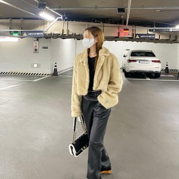 인스턴트펑크 크롭퍼자켓