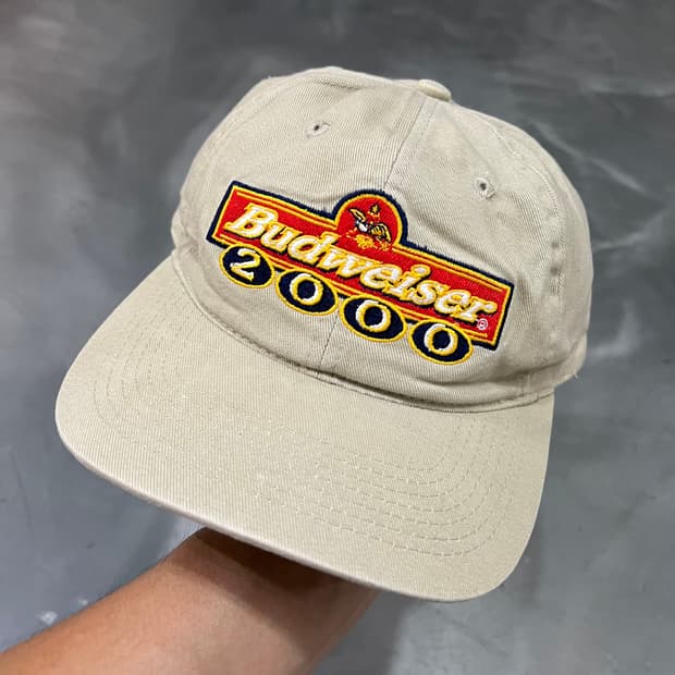 00s 빈티지 버드와이저 Budweiser 자수 모자 y18275