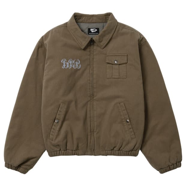 웰빙익스프레스 봄버자켓 Soft Cotton Bomber Brown