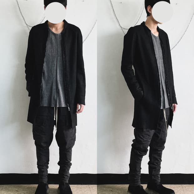 살바토레 산토로 스카스티치 아티저널 램스킨 코트