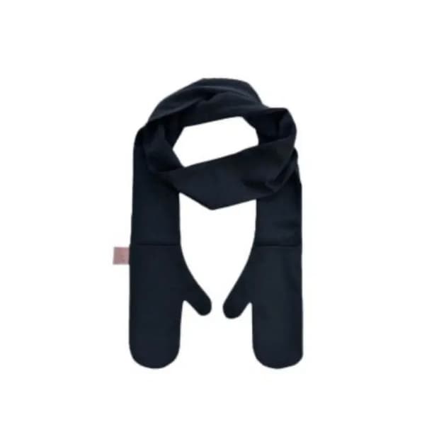 (미개봉) 지초이 jx 글러브 머플러 블랙