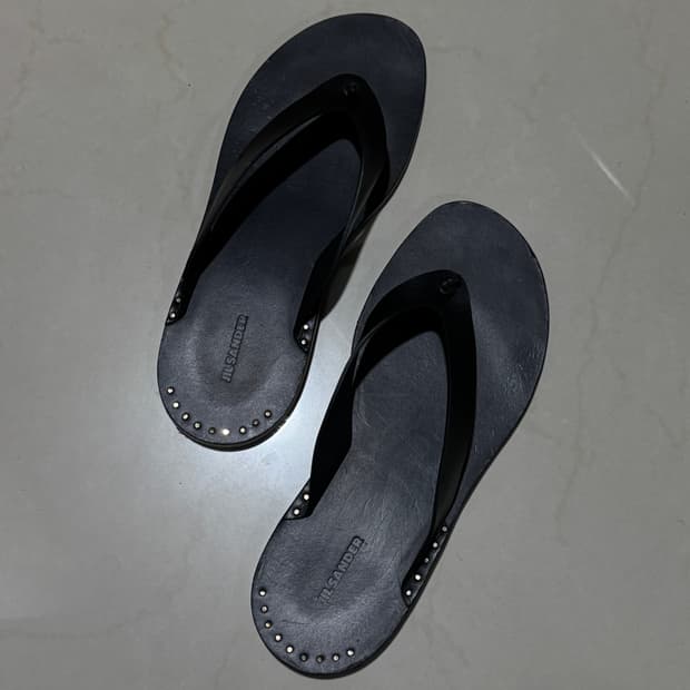 Jil sander flip flops sandals 43