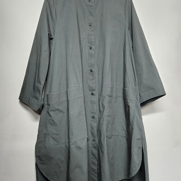 COS 코스 셔츠형 원피스 카키색 eur40