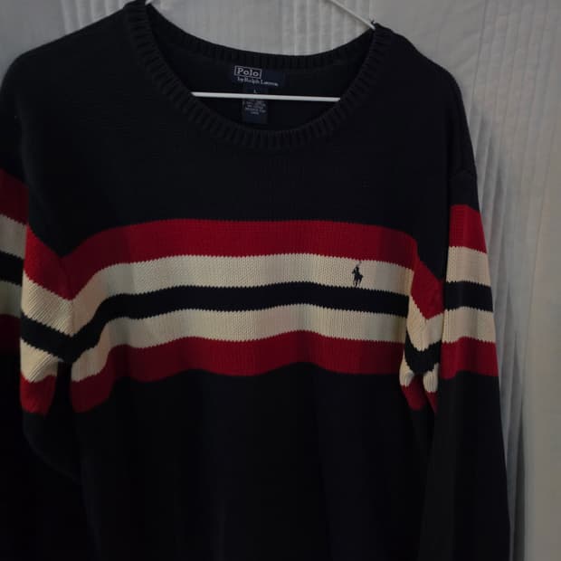 폴로 랄프로렌 스트라이프 니트