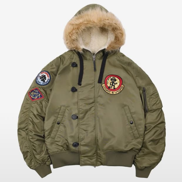 팀코믹스 점퍼 카키 m