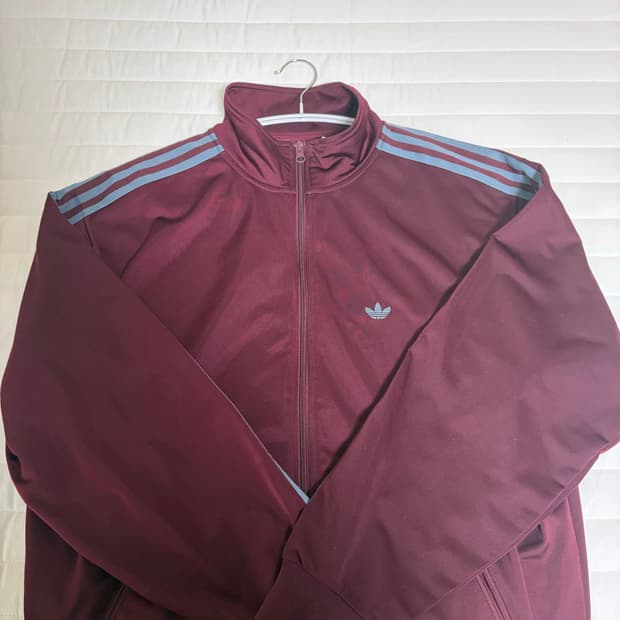 아디다스 베켄바우어 트랙 자켓 마룬 M