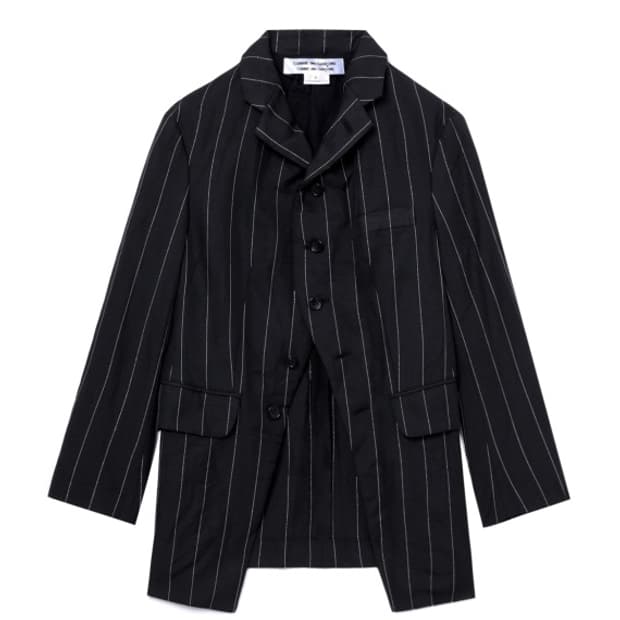 24ss 꼼데가르송 꼼데가르송 스트라이프 5버튼 자켓 xs