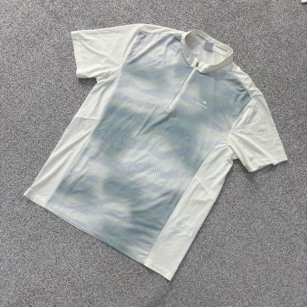 2XL 아이더 냉감 반집업 반팔티 0416J