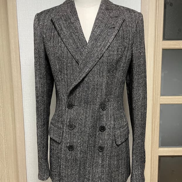 [48]드리스 반 노튼 더블 브레스티드 블레이저