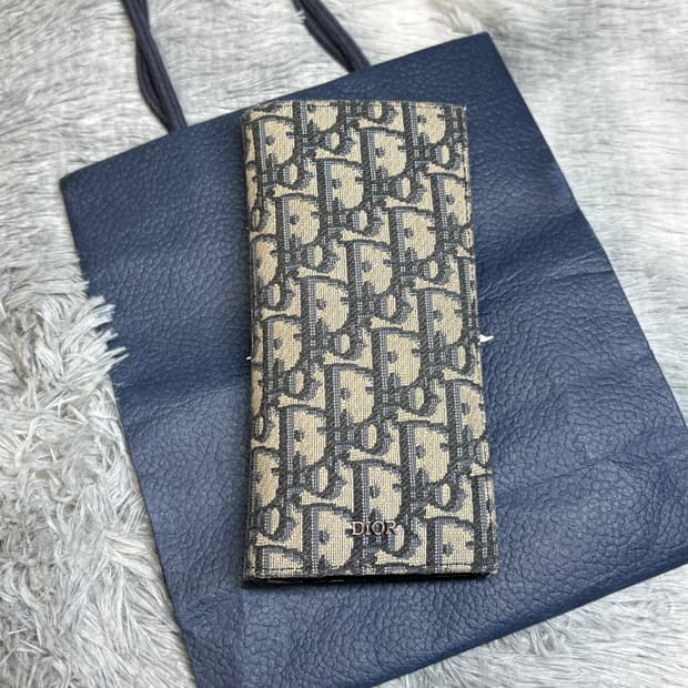 디올 오블리크 장지갑