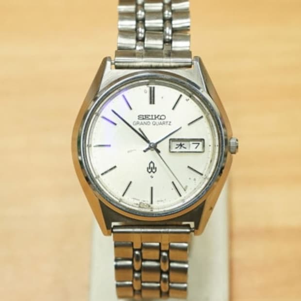 70s 세이코 4843 그랜드 쿼츠 시계