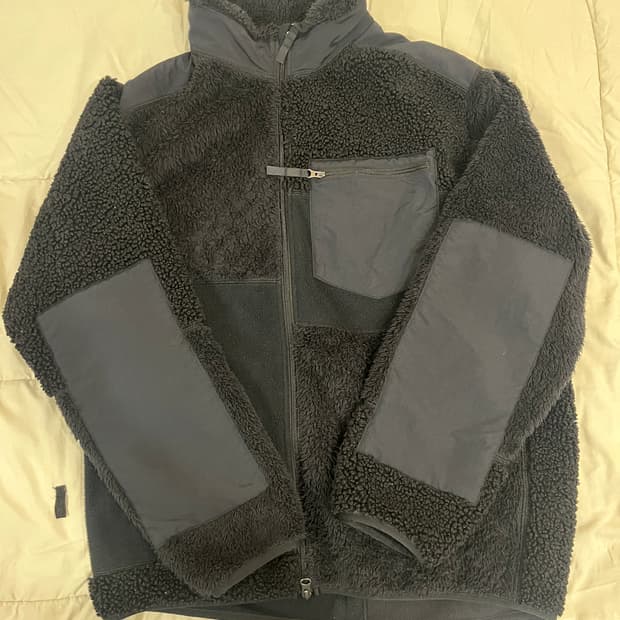 유니클로X엔가 후리스(블랙, L사이즈)