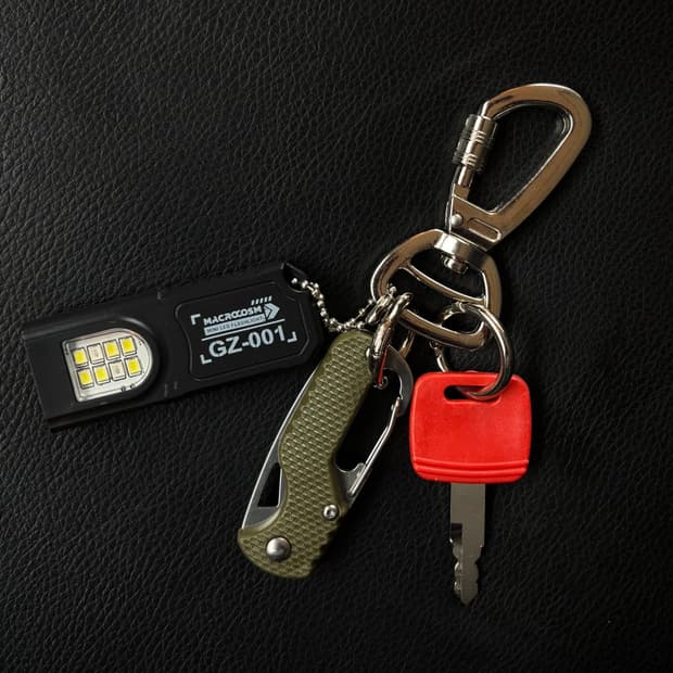 vintage keyring (camping master)