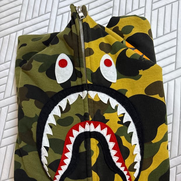 Bape 베이프 샤크 후드집업