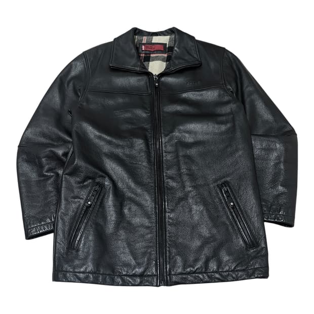 리바이스 레드탭 카우레더 싱글 자켓