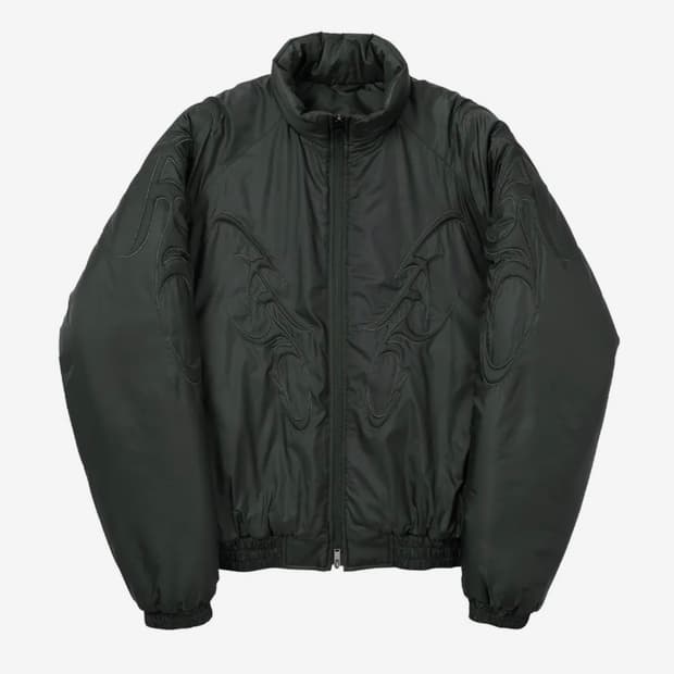 아조바이아조 트라이벌 패딩 차콜 L