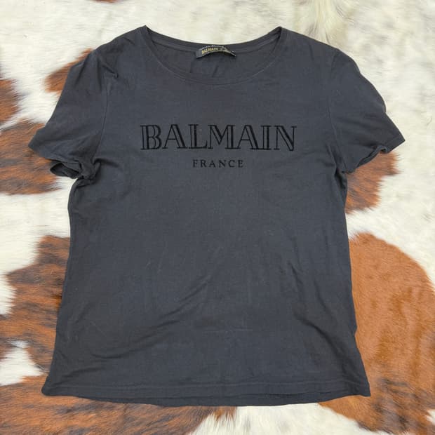 H&m Balmain 15FW U넥 티셔츠