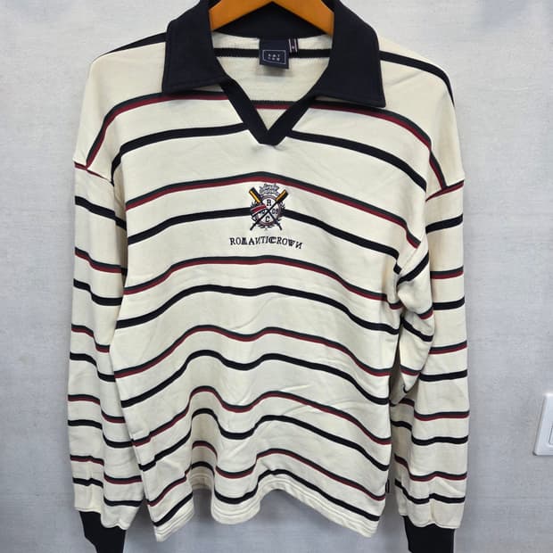 로맨틱크라운 스트라이프 카라긴팔 m