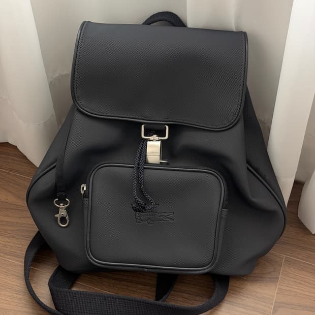 [lacoste] 라코스테 빈티지 레더 백팩
