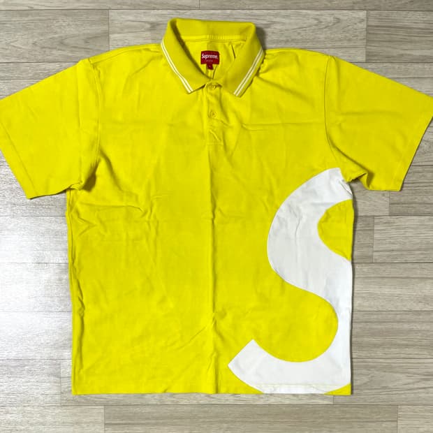 supreme s logo polo t-shirt