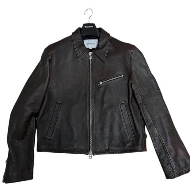 Tonywack leather crop jacket