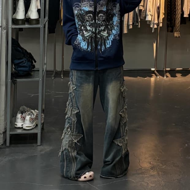 빈티지 레트로 y2k 하라주쿠 후드집업 A2956