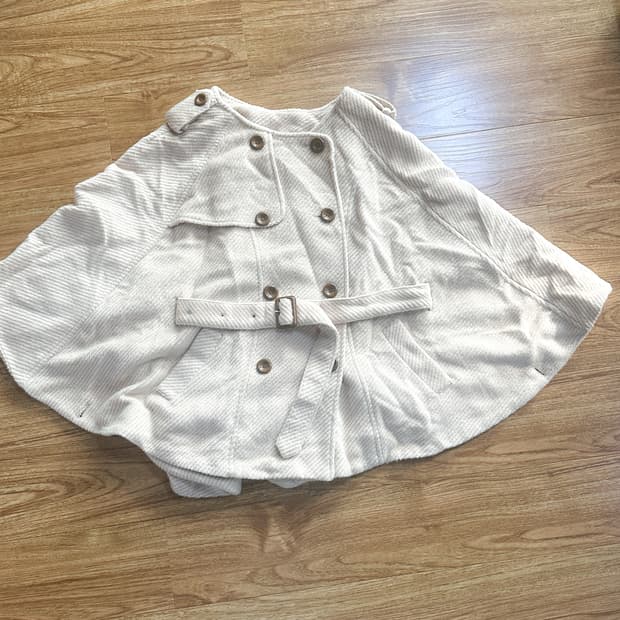 빈티지 달천깔 벨트 케이프 코트 히메갸루 로걀 라떼 공겜여주 모리걸