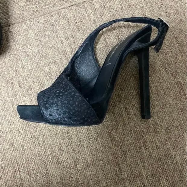 [새상품] 제프리 캠벨 송치 킬힐 225