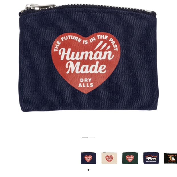 휴먼메이드 카드지갑 네이비 새제품 판매합니다