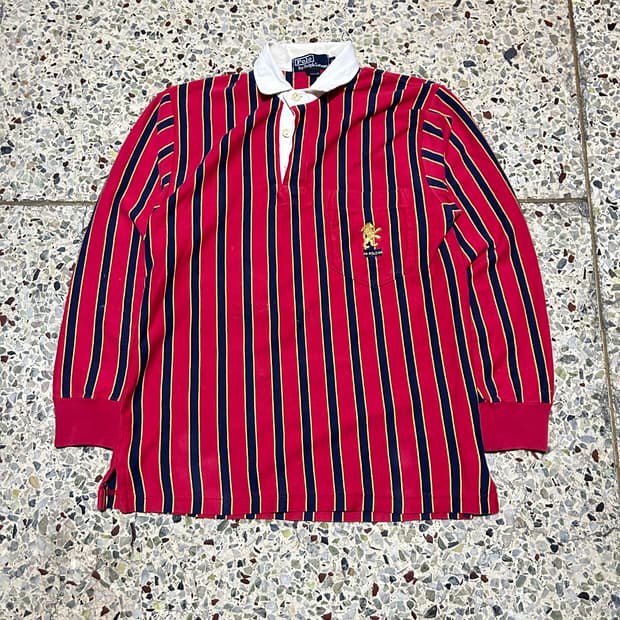 폴로(POLO RalphLauren)스트라이프 럭비티