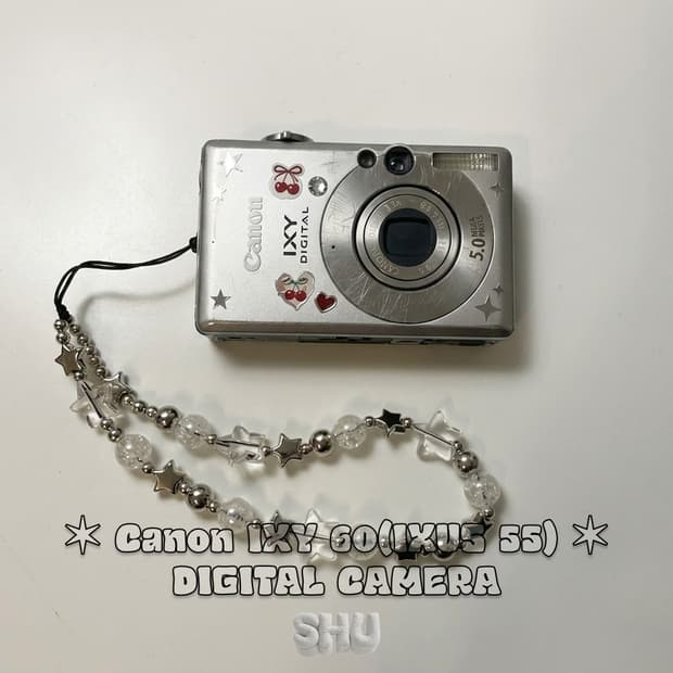 캐논 익시 IXY 60(익서스 IXUS 55) 빈티지 디카 실버