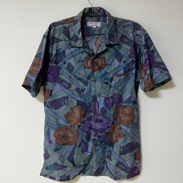 입생로랑 빈티지 반팔 셔츠 m