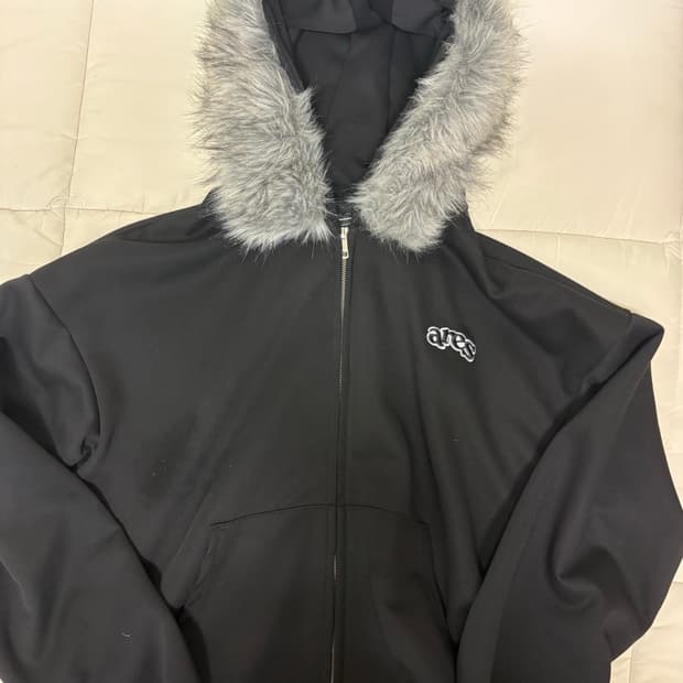 Y2k 퍼 후드집업 