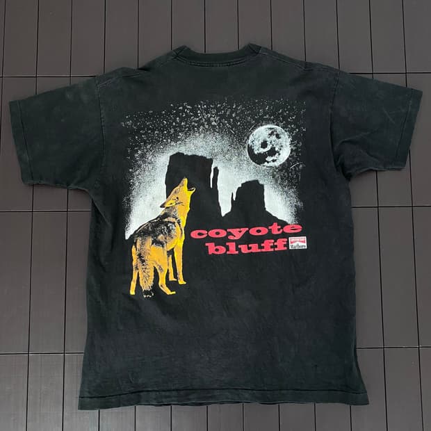 (XL) 90s 빈티지 말보로 코요테 티셔츠
