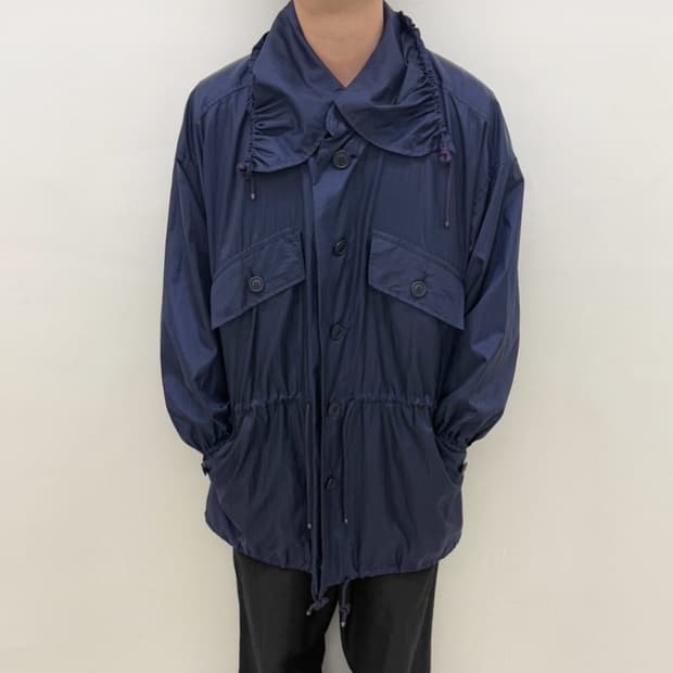 이세이미야케 윈드코트 셔링 야상 자켓