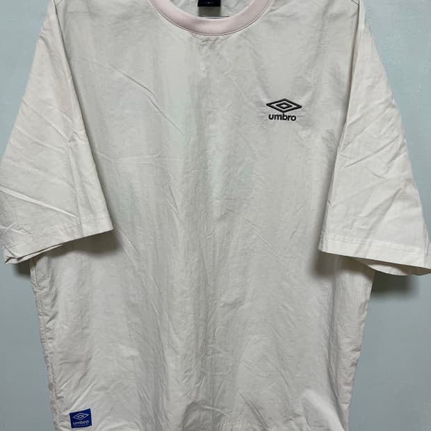 엄브로 반팔 아노락 우븐 웜업 티셔츠