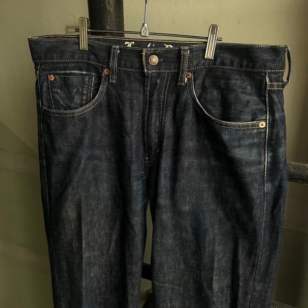 Levis 506 스트레이트 인디고 데님 팬츠