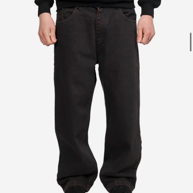 폴라스케이트 93 pants - brown blue