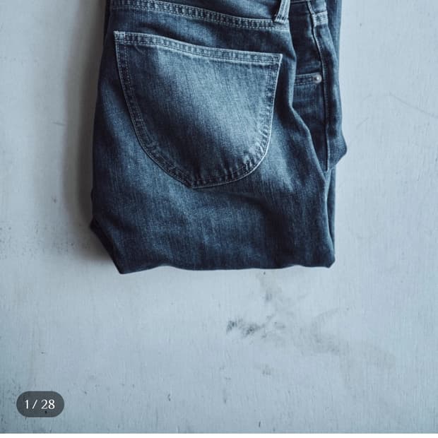 모노프리베 textured denim pants 1size