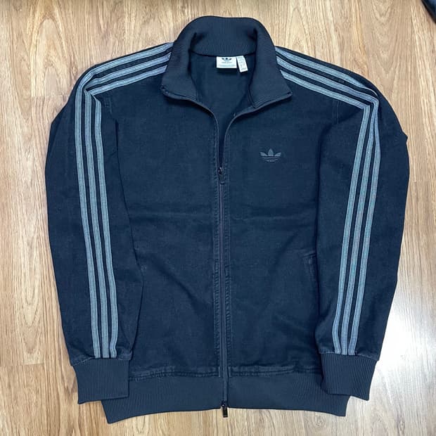 아디다스 아디컬러 데님 트랙탑 져지 XL