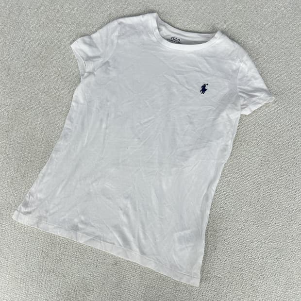 폴로 랄프로렌 반팔 티셔츠 화이트 s