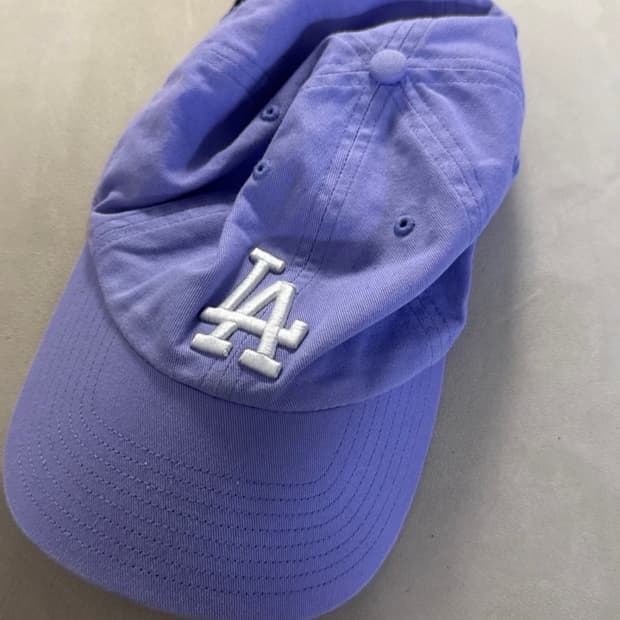 MLB 루키 언스트럭쳐 볼캡 LA 라벤더