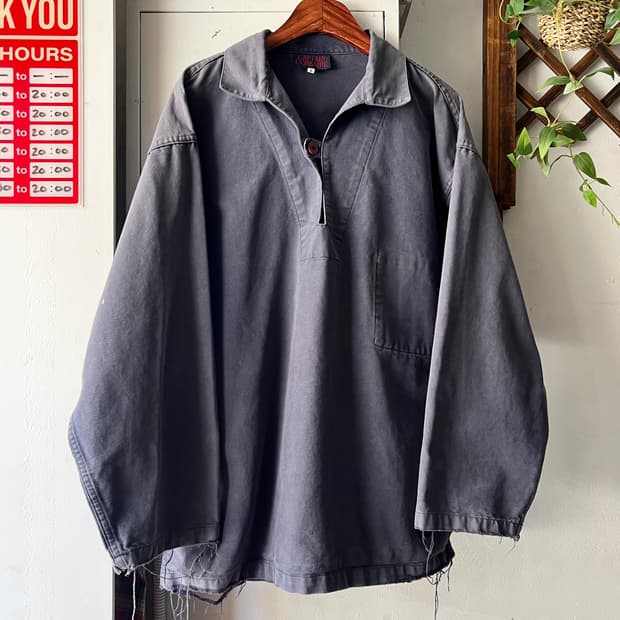 [XL]90's 빈티지 워싱 스목 프렌치 워크자켓