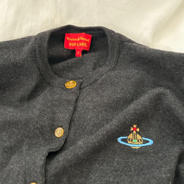 vivienne westwood 차콜 가디건