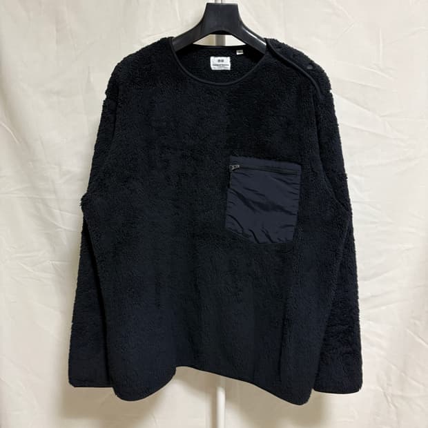 유니클로 X 엔지니어드 가먼츠 콜라보 플리스 / 블랙, XL