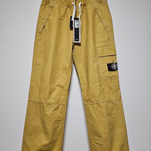 스톤아일랜드 파나마 리사이클드 옥사이드 플레이팅 카고 팬츠  - 24FW