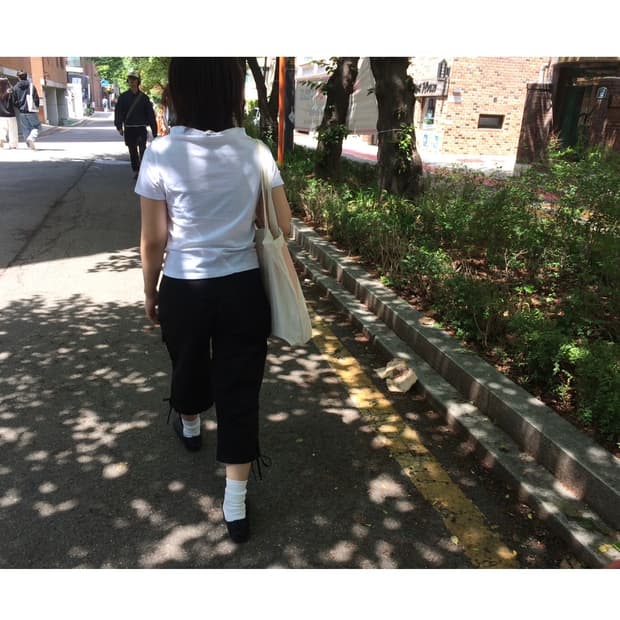 해칭룸 sly 카프리팬츠