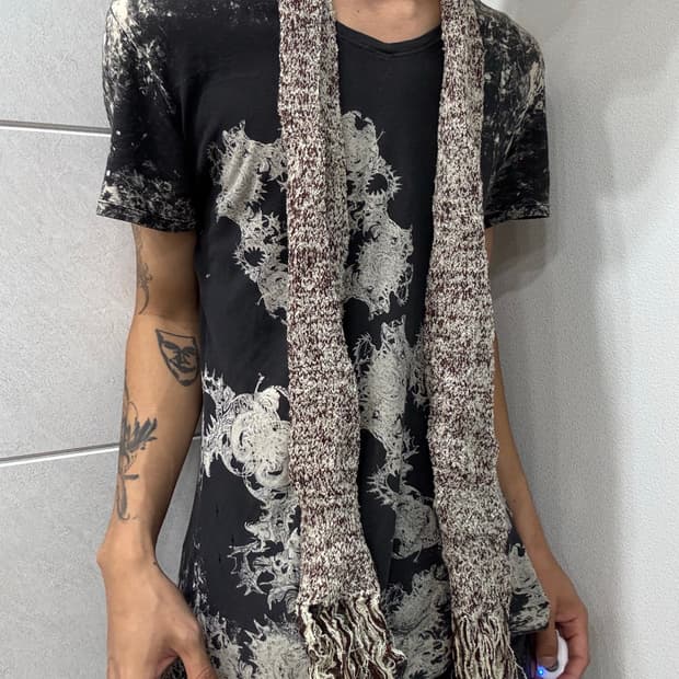 17. Y2K Brown scarf 2.2