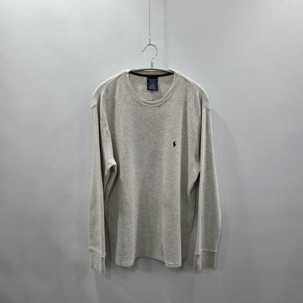 폴로랄프로렌 슬립웨어 와플 롱슬리브 그레이 M