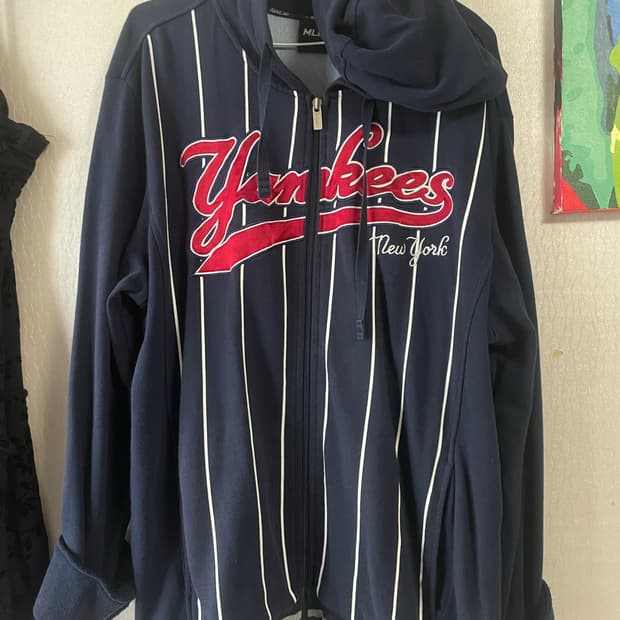 MLB 뉴욕 양키스 네이비 후드집업